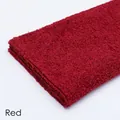 Red bouclé fabric texture detail for Christmas apple gift box and festive packaging - 50*165cm / Red Lamb Wool Style