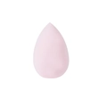 Soft pink teardrop-shaped makeup sponge for smooth foundation blending on white background - Pink