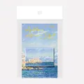 Artistic acrylic fridge magnet featuring Monet's Antibes Afternoon Effect painting - Antibes Afternoon Effect