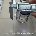 White star pearl bead DIY accessory measured with calipers 11.4mm diameter and 5.9mm thickness - 11.4mm Thick Star (5.9mm)