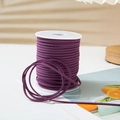 Πηνίο από σκούρο μοβ κορδόνι σουέτ για DIY κοσμήματα και χειροποίητη πλέξη - 50 Γιάρδες / Βαθύ μωβ