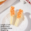 Miniature resin grilled corn food model for DIY crafts, length 2.1cm and width 0.6cm - Chopsticks