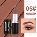 Matte coffee brown gel eyeliner pencil 05 COFFEE with smooth creamy texture and tip - Coffee