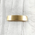 Minimalist rectangular gold alloy hair clip with fine brushed texture finish - 3# Gold (Brushed Rectangle)