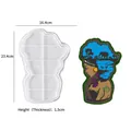 African woman head silhouette resin mold for DIY coasters and wall decor 16.4x23.4cm - African Map Portrait NO.1