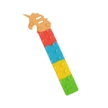 Rainbow silicone unicorn fidget bracelet with suction cups for stress relief - Unicorn Red Blue Yellow Green