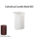 5.1cm diameter cylinder silicone candle mold with snakeskin texture for DIY crafts - Cylinder