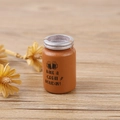 Mini brown coffee cup card holder with HAVE A GREAT HOLIDAY print on wooden desk - Beer Can - Small