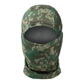 Detail of digital camouflage balaclava mask showing breathable mesh fabric and reinforced stitching - L(58-60cm) / Digital Camouflage