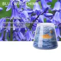 Bluebell scented DIY sand candle wax in glass jar with floral fragrance notes - Night Sky Series - Wild Bluebell Scent