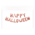 Rose gold 16 inch Happy Halloween foil balloon alphabet set for party decoration - Rose Gold