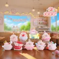 Pink pig-themed resin blind box figure from the Cute Little Lulu series - Cute Piggy Affairs Set 8/Full Box