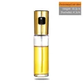 100ml glass oil sprayer for cooking with a metallic gold finish cap for kitchen use - 100ml / Electroplated Gold