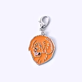 Pendentif chien Golden Retriever en émail avec fermoir mousqueton pour bijoux DIY - 18 Mastiff Tibétain