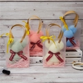 Adorable bear-shaped towel gift sets in four colors with Just For You ribbon and clear bags - Large Size Towel Bear (35*75cm) With Frosted Bag