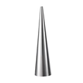 Polished stainless steel conical mold for baking cream horns and croissants - No. 7 Large Spiral Pipe 【15*3.5cm】