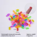 Mini ciondoli a forma di caramella gommosa in resina colorata per creazioni fai da te - 1cm Piccola Gelatina (Colori Misti)