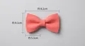 Pink bow Christmas tree decoration in EVA foam, set of ten pieces, size 8.1cm by 5.1cm - 10Pcs Small Red EVA Bowknots