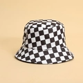 Black and White Checkerboard Double-Sided