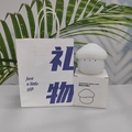 Luce notturna a fungo in silicone con confezione regalo per camera da letto - Luce notturna + Sacchetto regalo blu / Giallo