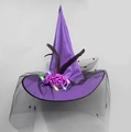 Purple Witch Hat with Little Spider and Light