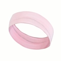 Pink elastic sports headband for running and yoga, sweat-absorbent fabric shown on white background - Pink