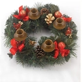 30cm Red Wreath