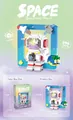 Astronaut Stifthalter Mini Bausteine Set mit Lichtfunktion Modell W2206 - W2206 Fotorahmen Astronaut mit Licht