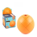 Vibrant orange fruit cube puzzle toy with realistic texture and display box - Orange (FX8814)