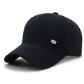 Casquette de baseball bleu marine avec logo en métal et broderie Classic Cap - Réglable / Bleu marine