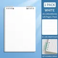 White A5 refillable spiral notebook with 120 horizontal lined pages for student note-taking - A5 (140*205mm) / White