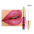 Pudaier μαργαριταρένιο lip gloss απόχρωση 01 ροζ μωβ με γκλίτερ και απλικατέρ - 01# Ροζ Μοβ Glitter
