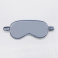 Soft faux silk sleep eye mask in dusty blue color with comfortable elastic headband - Haze Blue 109#
