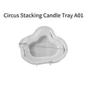 Circus Stack Kaarsenplateau Vorm A01, 21cm siliconen mal voor DIY hars en gipsprojecten - Circus Stapel-Dienblad