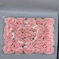 Pack of 25 pieces light pink PE foam artificial roses for DIY wedding and home decor - Rose Leaves (25pcs) / Champagne Pink