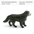 Statuina realistica di cane Labrador nero, dimensioni 10x2,5x6,5cm per decoro - Labrador Nero (PL127-322)