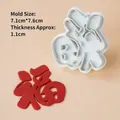 Chinese Fu character cookie cutter mold for baking and DIY fondant cakes 7.1x7.6cm - Spring Press Mold - Fu (Blessing)