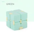 Cubo infinito verde menta antistress con finitura opaca e cerniere durevoli - Verde
