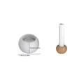 Polka dot round candle holder mold with detailed product dimensions and usage - Round Dot Candle Holder - Small
