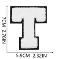 Letter T White