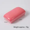 Pink PU slow rebound toast bread model with 15cm x 8.2cm size and 70g weight specs - Rectangular Pink Bread
