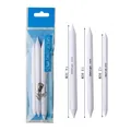Set of 3 professional paper blending stumps for sketching with length measurements - 3pcs White Blending Stumps Set