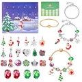 24-day Christmas countdown advent calendar with DIY charm bracelet jewelry set for kids - Christmas Tree