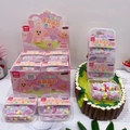 Cute star-shaped cartoon erasers in colorful display packaging for school stationery - 8574 Star Party Set Eraser