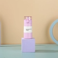 Pink 150ml mini vacuum bottle with straw and push-button lid for kids and travel - Girl Pink 150ml