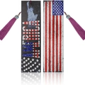 Segnalibri pittura diamante 5D fai-da-te con bandiera americana e Statua della Libertà - SQ-146 (Bandiera USA/Statua della Libertà/Set da 2) / Vari materiali disponibili