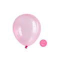 Pink latex crystal balloon for party decoration with glossy finish, color C02-A - 5 Inch / 200 Pcs / Crystal Pink