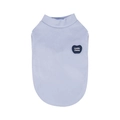 T-shirt pour chien lavande avec broderie Cuddle Champ pour petits animaux de compagnie - S / Bleu