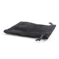 Samtbeutel / 10*12cm / Schwarz