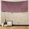 Artistic winter landscape tapestry with leafless trees and snowy scenery for home wall decor - Design CX0327-19